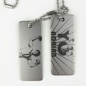 Rocky Yo Adrian Tattooed Steel Tag Chain